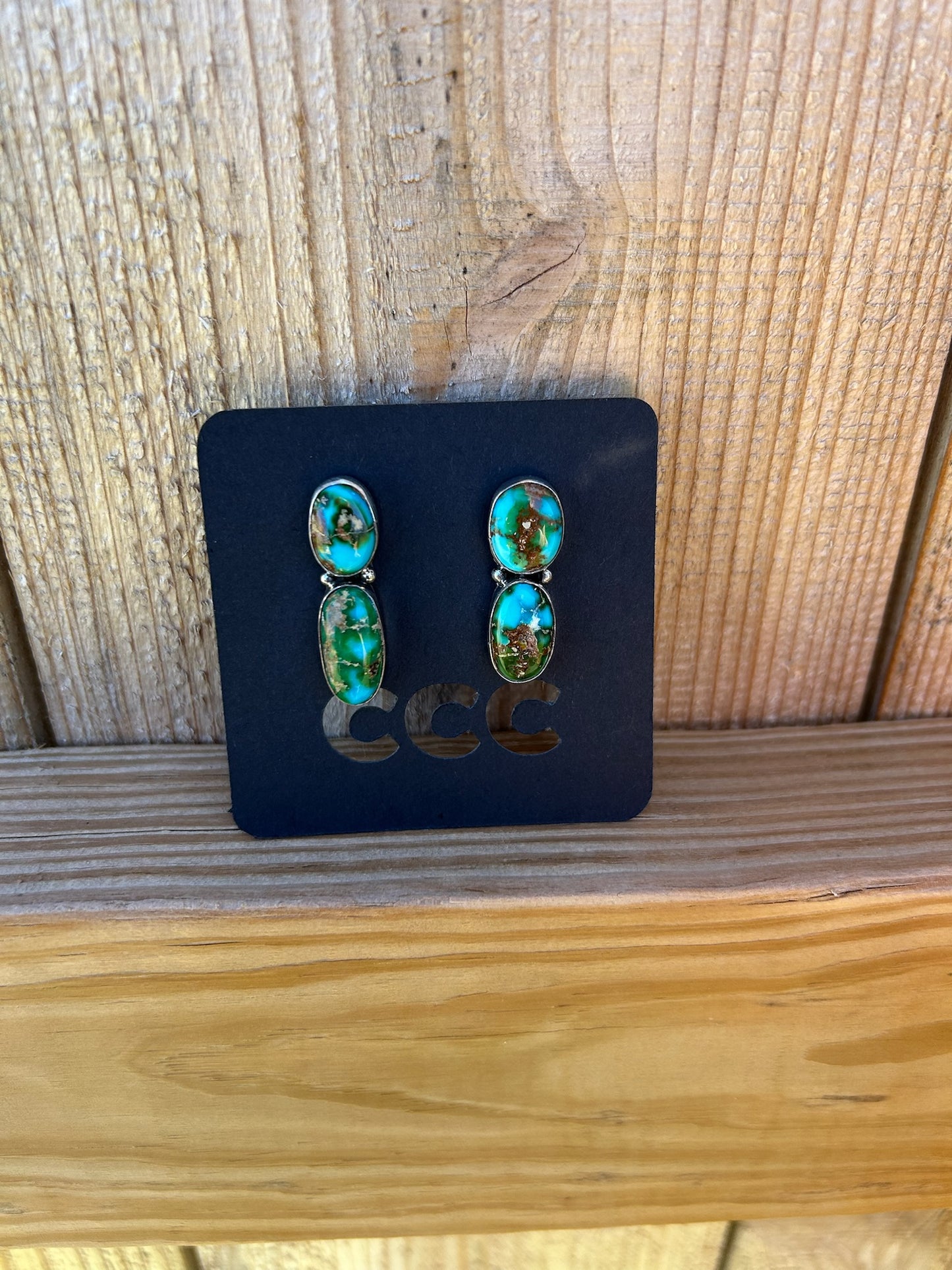 Sonoran 2-stone Bar Earrings