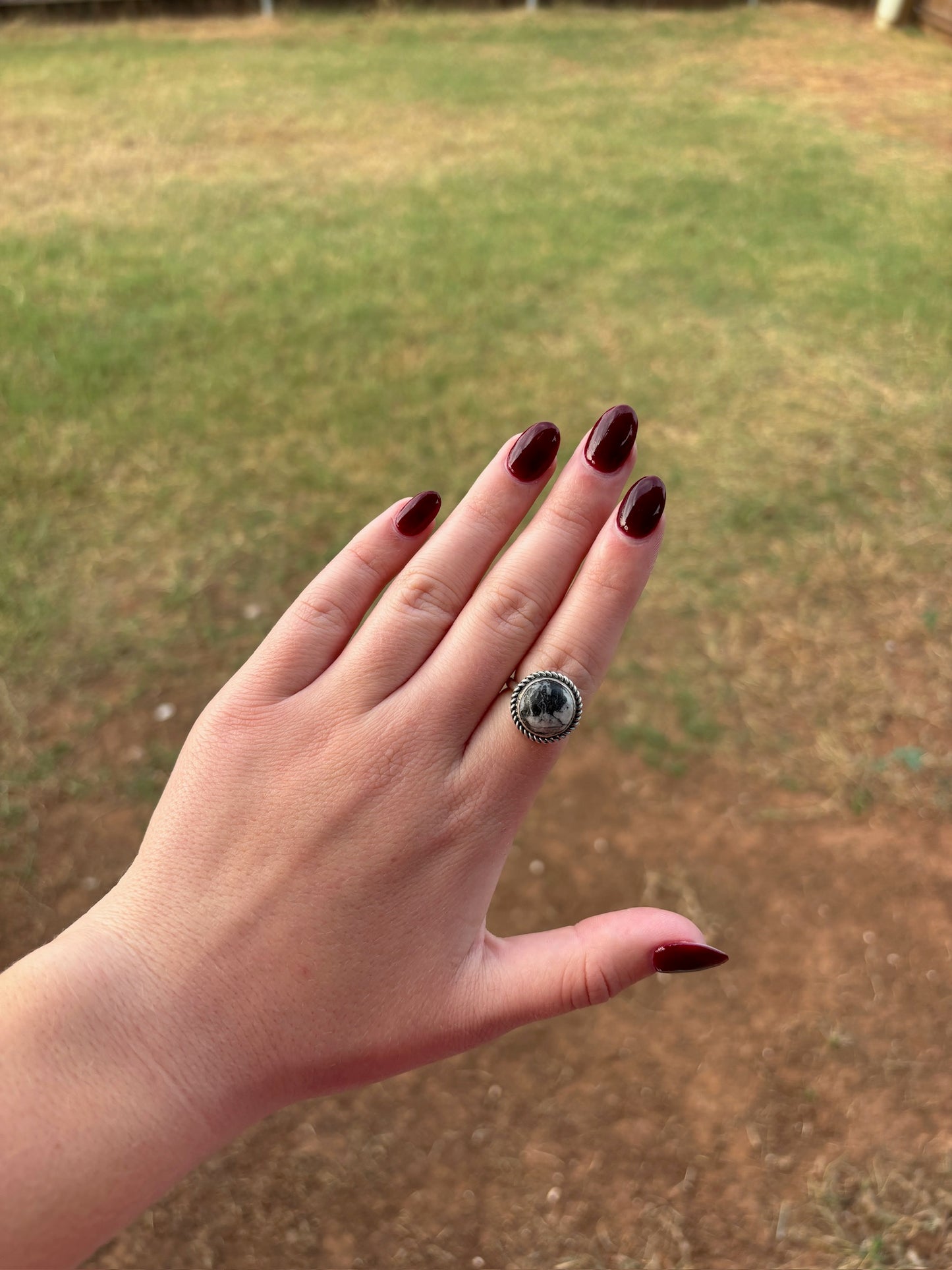 White Buffalo Medium Circle Ring - MULTIPLE OPTIONS