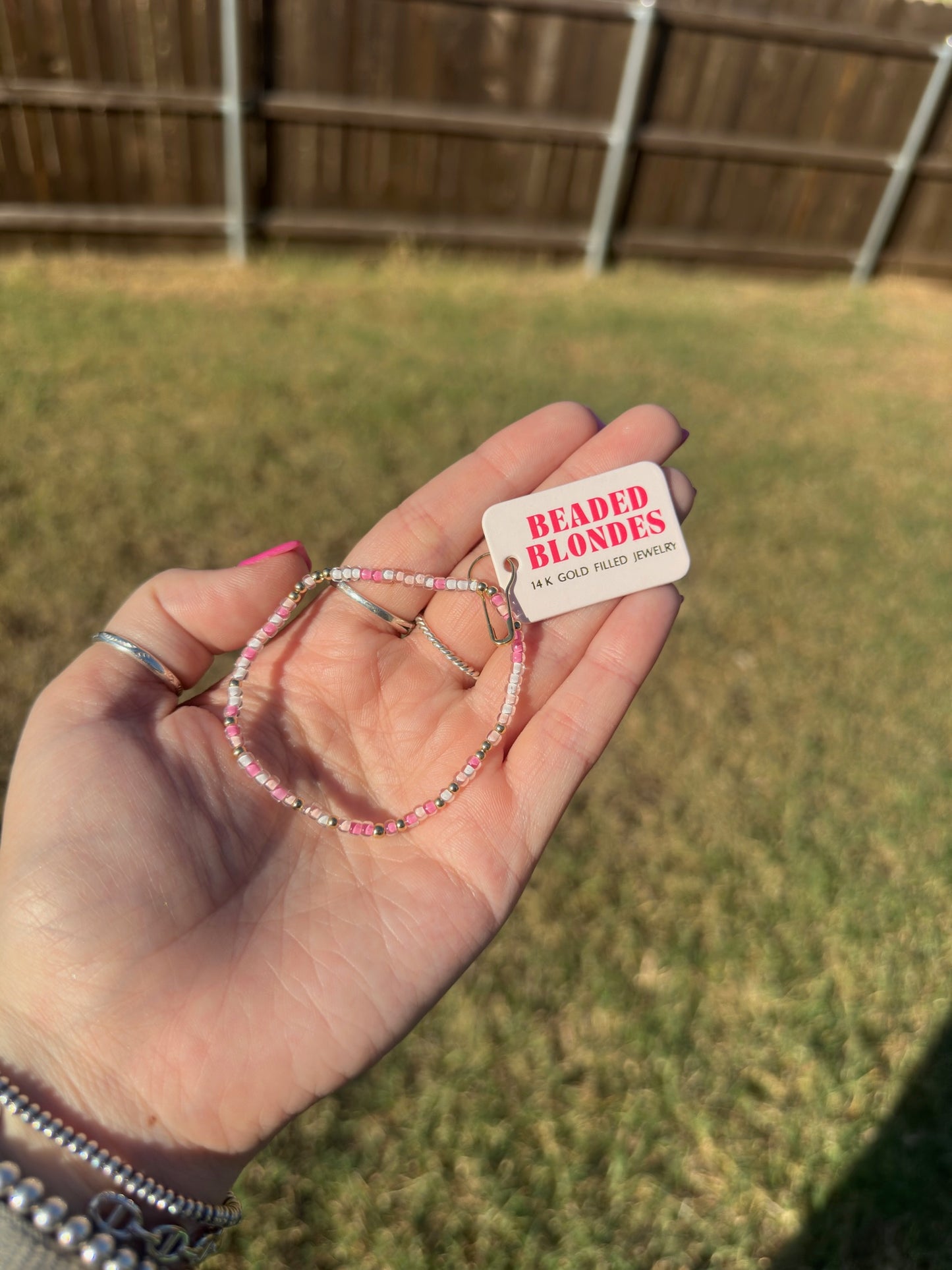 BB Rosey Pink Sprinkle Bracelet