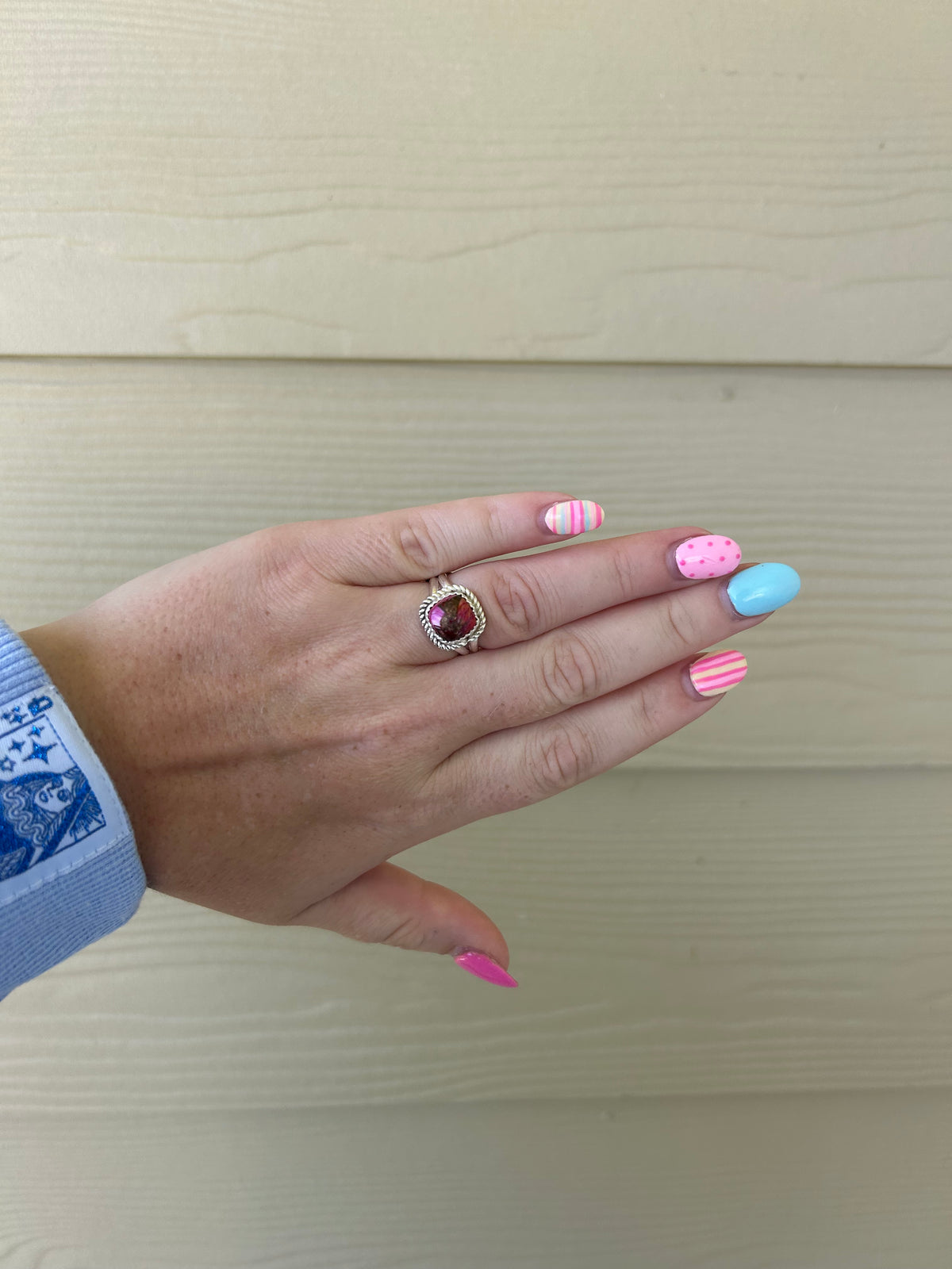 Dahlia Square Ring - Size 7