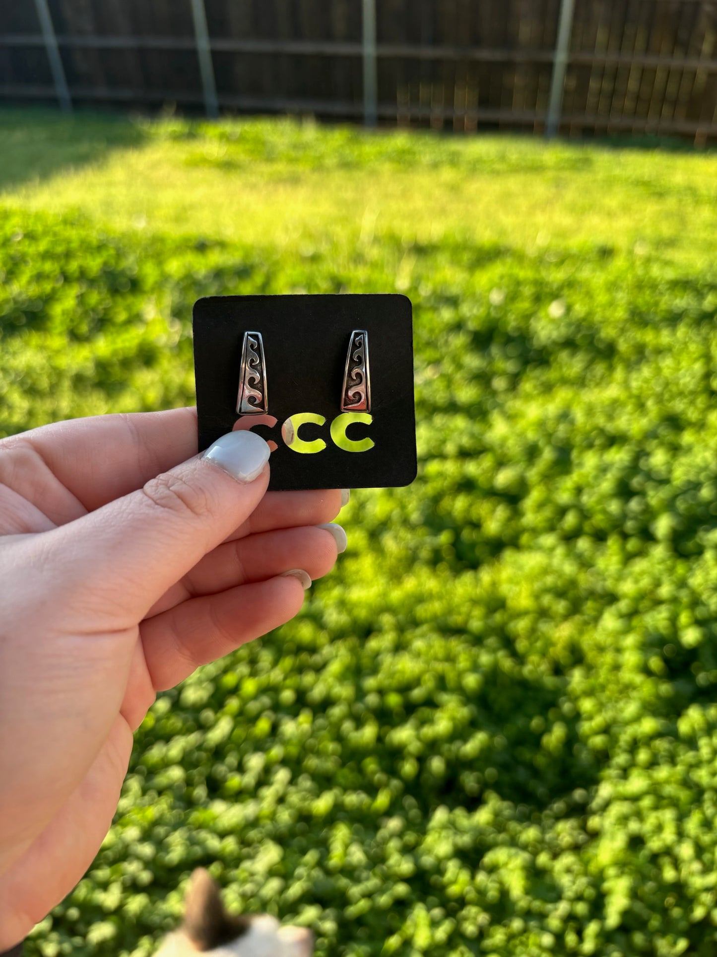 Sterling "Wave" Studs