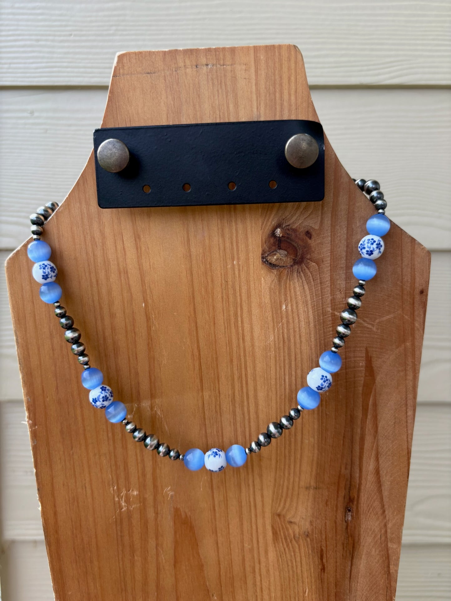 The Heirloom with Variated Sterling Pearls Necklace - 18"