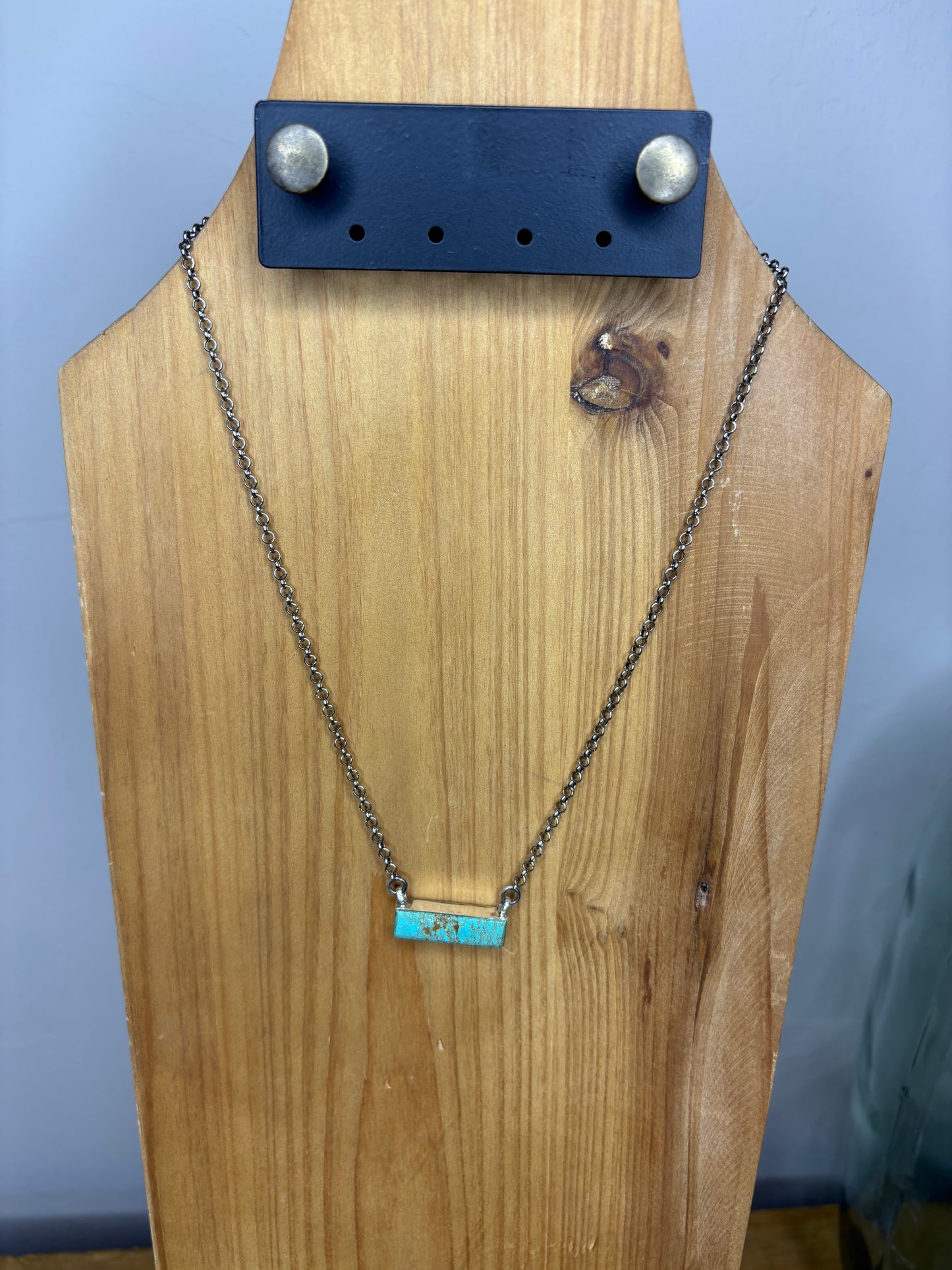 Boulder Turquoise Bar Necklace - MULTIPLE VARIATIONS