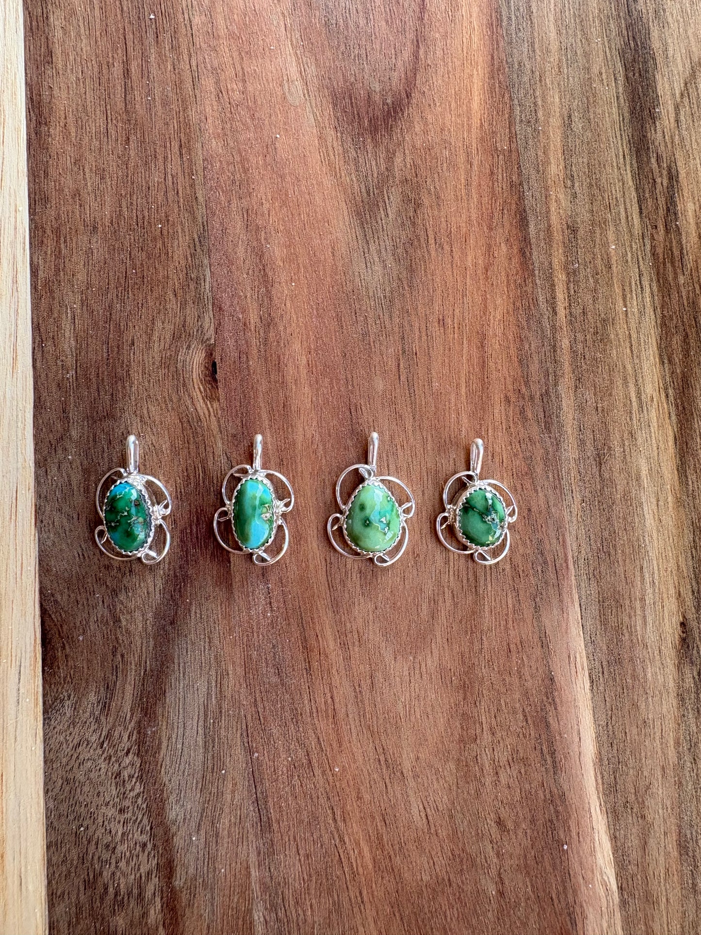 Sonoran Dainty Round Pendants with Open Scroll - MULTIPLE