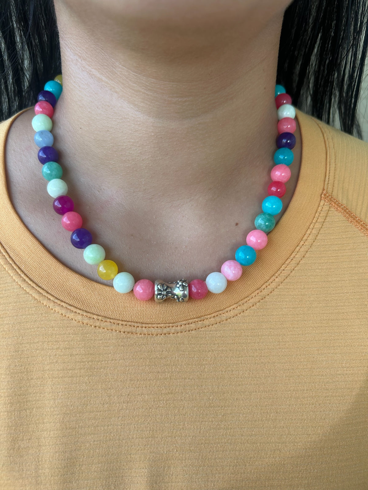 Colorful Bubbles Necklace - MULTIPLE LENGTHS