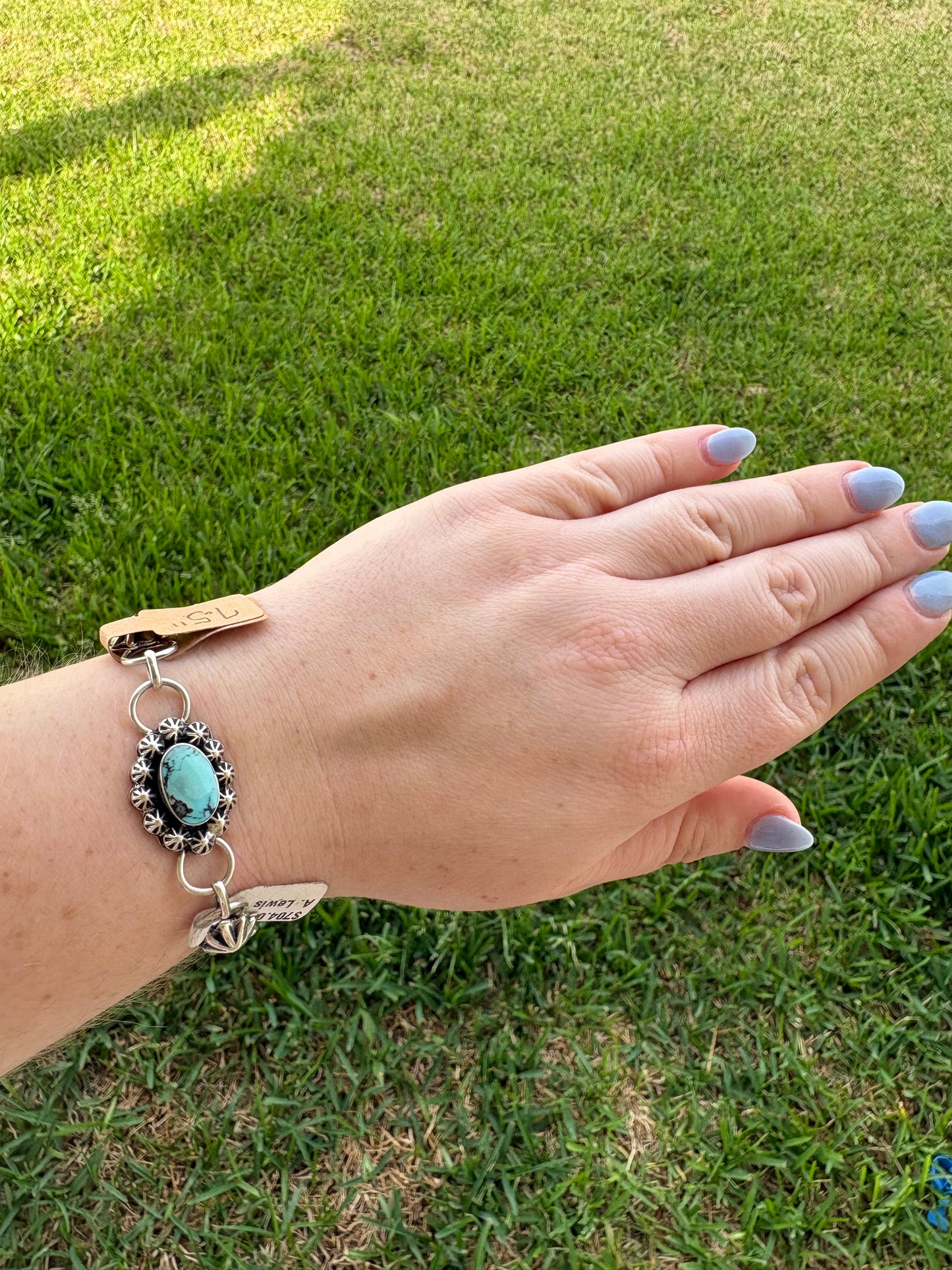 Golden Hills 3-Stone Starburst Clasp Bracelet