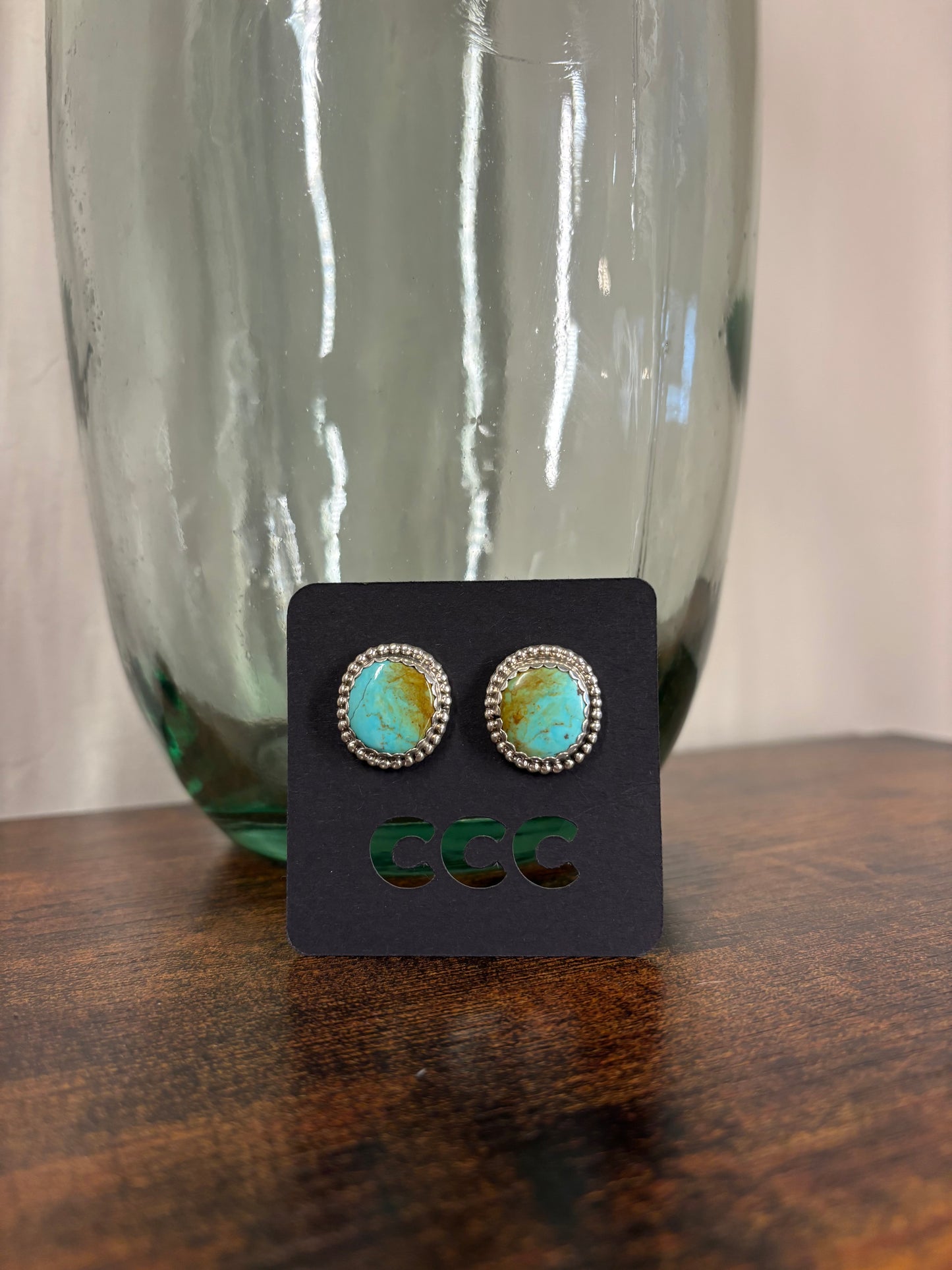 Royston Circle Bead Border Studs