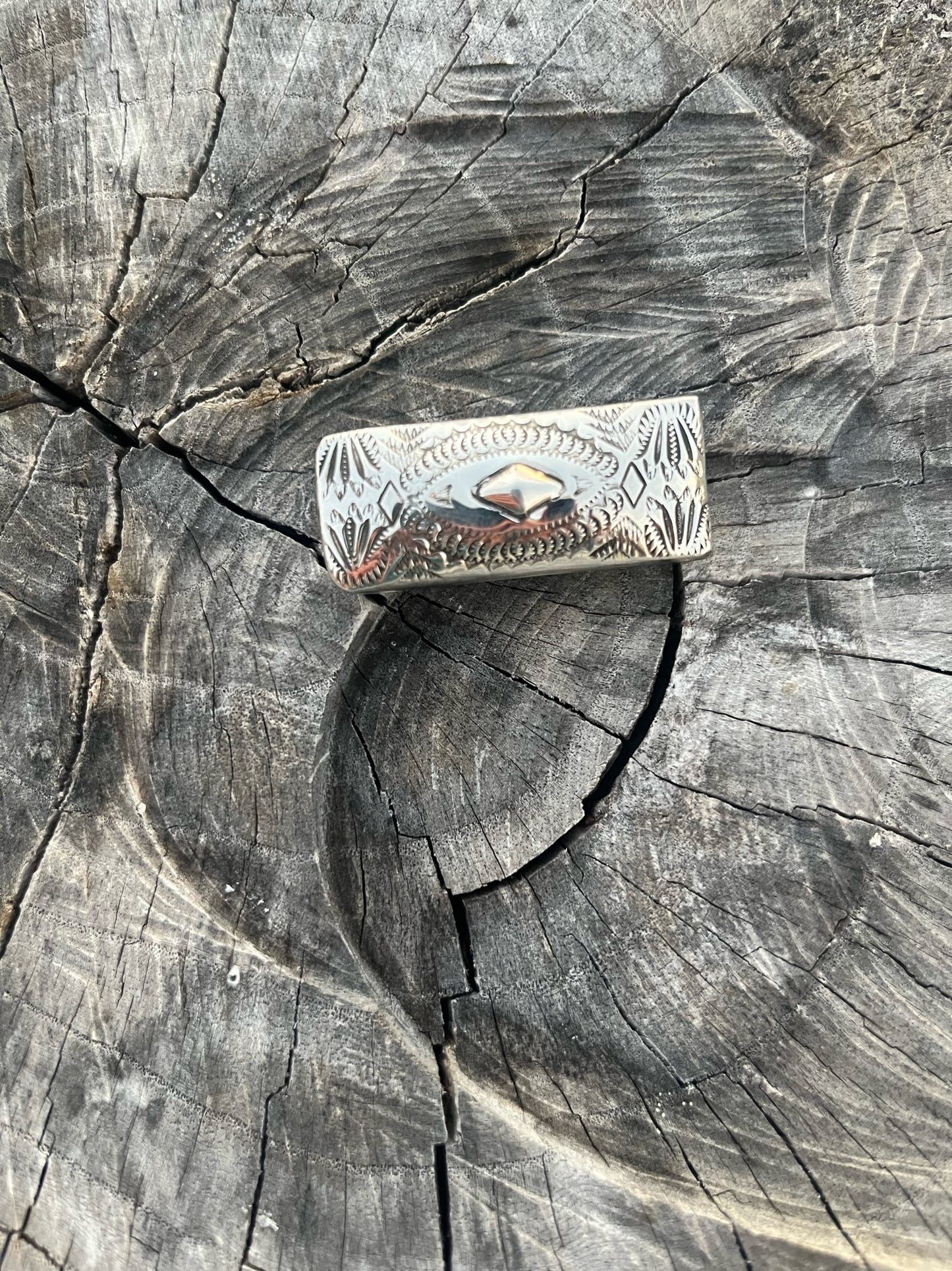 Stamped Sterling Money Clip