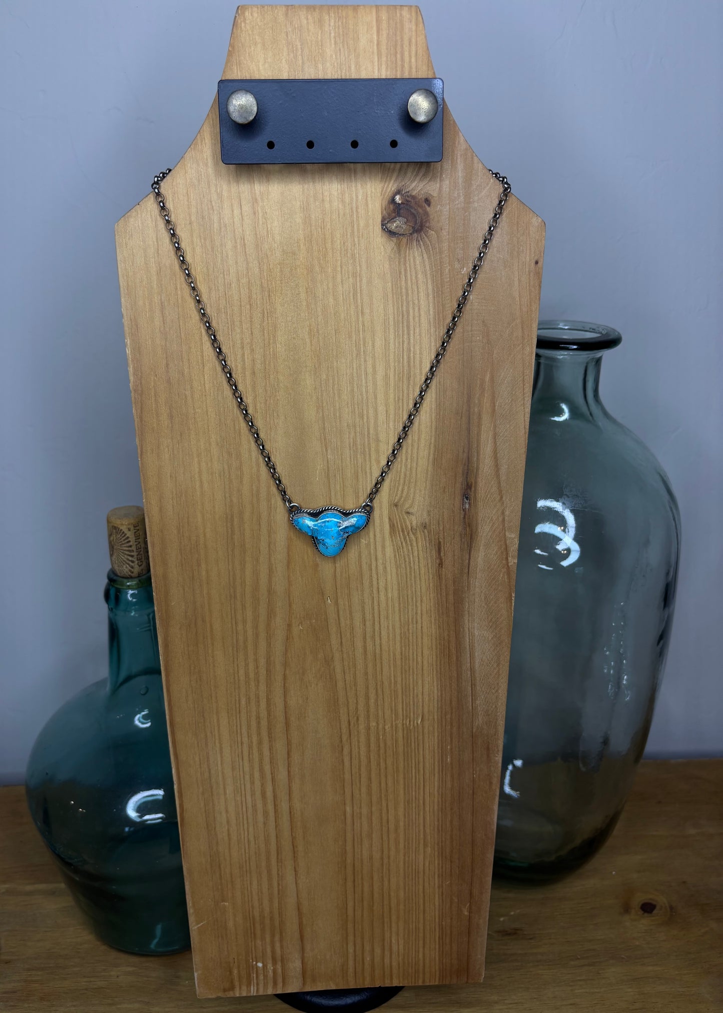 Calf Head Statement Necklace - 20"