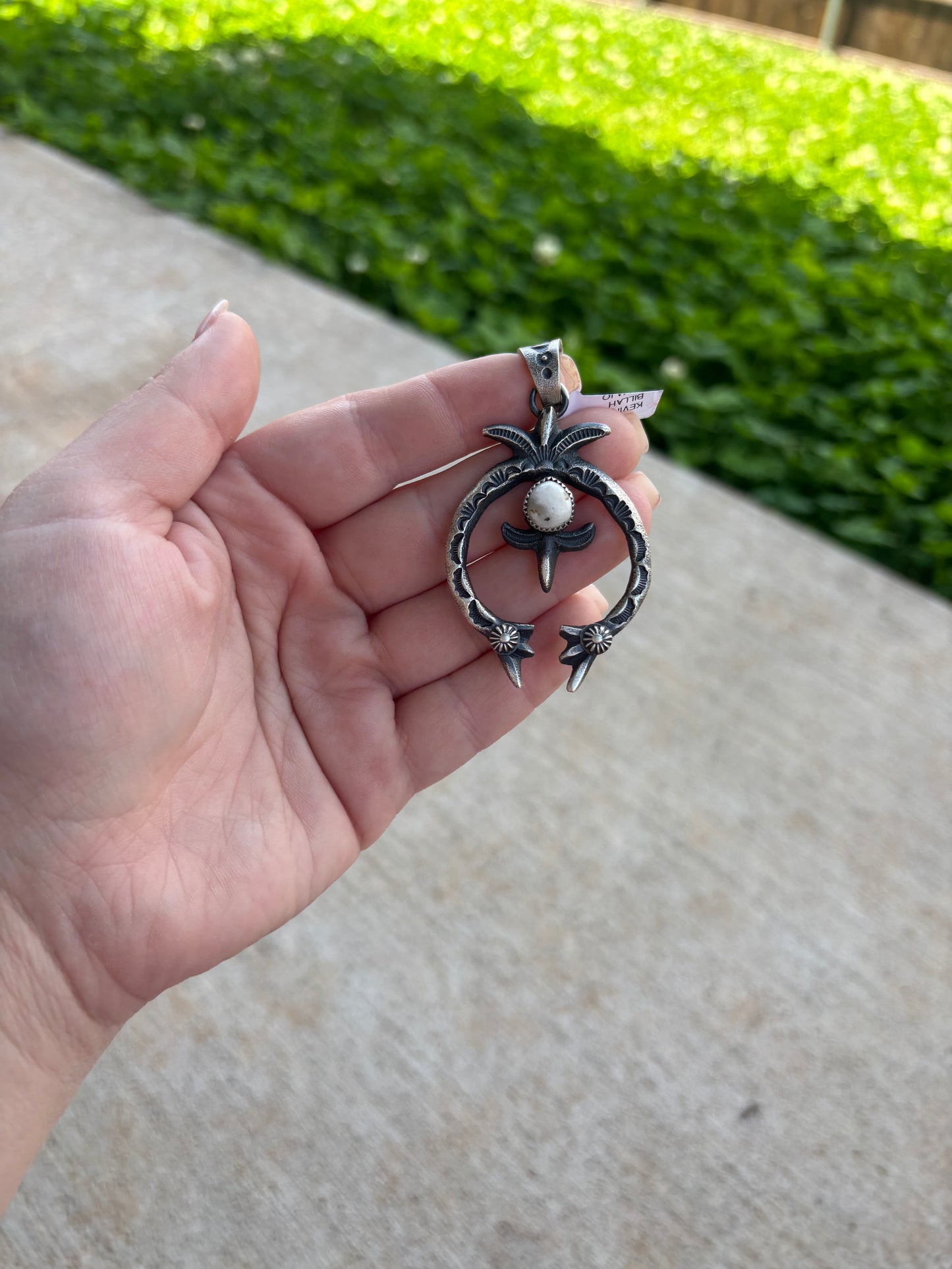 White Buffalo Naja Pendant with Bail