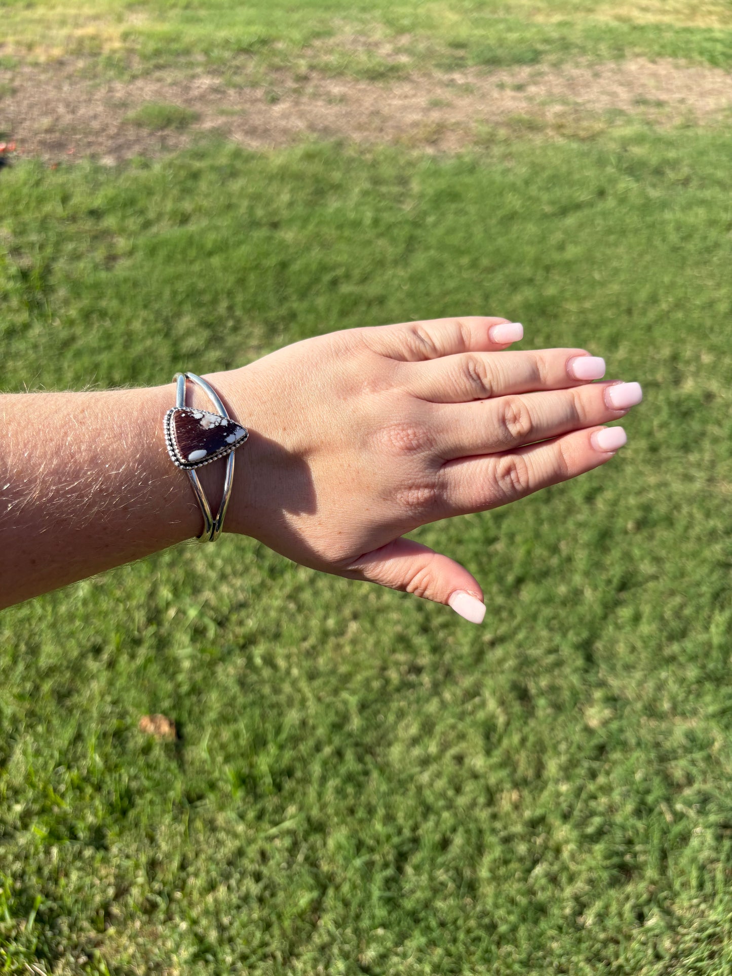 Wild Horse Triangle Open Band Cuff