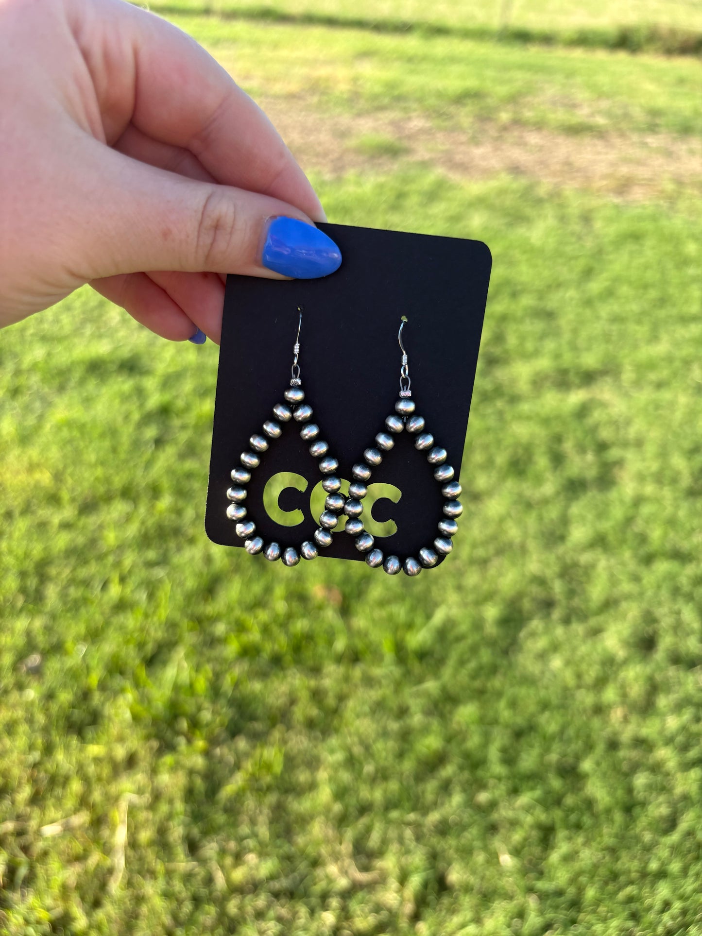 Sterling Silver 5mm Pearl Teardrop Earrings