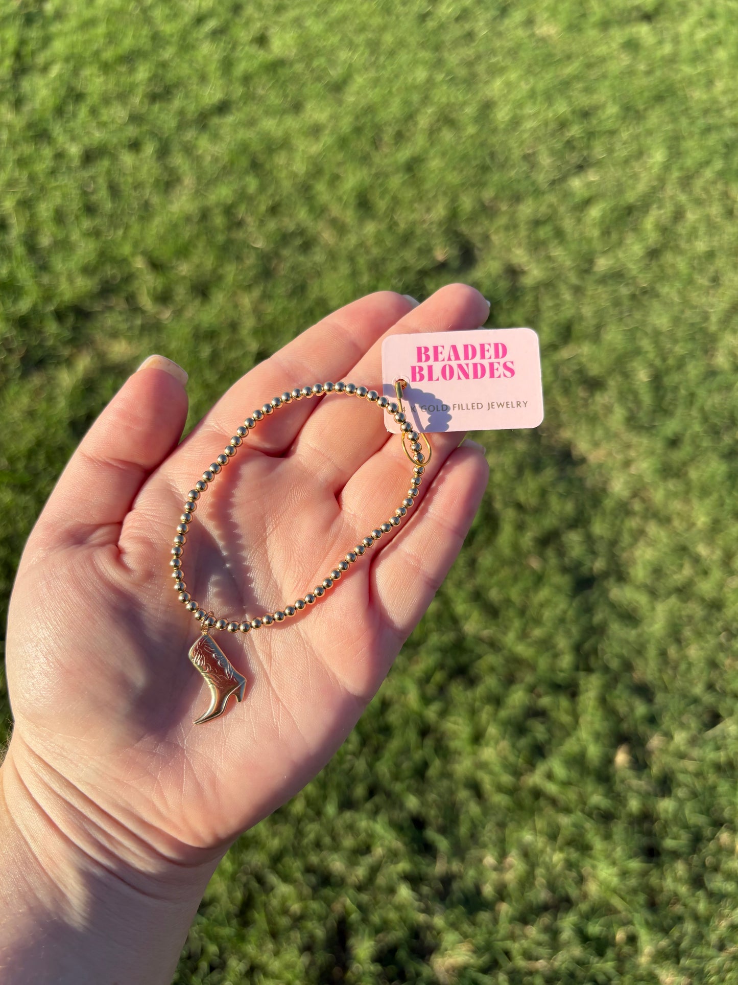 BB The Boot Charm Bracelet