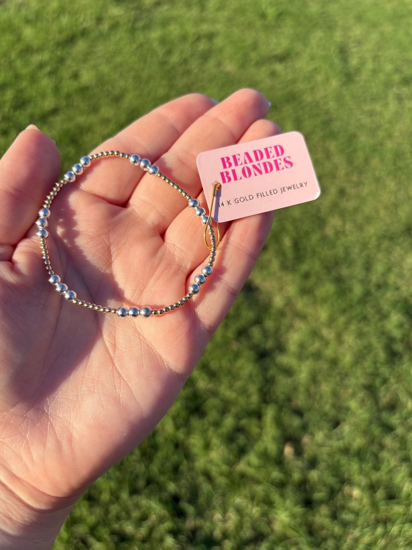 BB The ILY Gold With Silver Bracelet