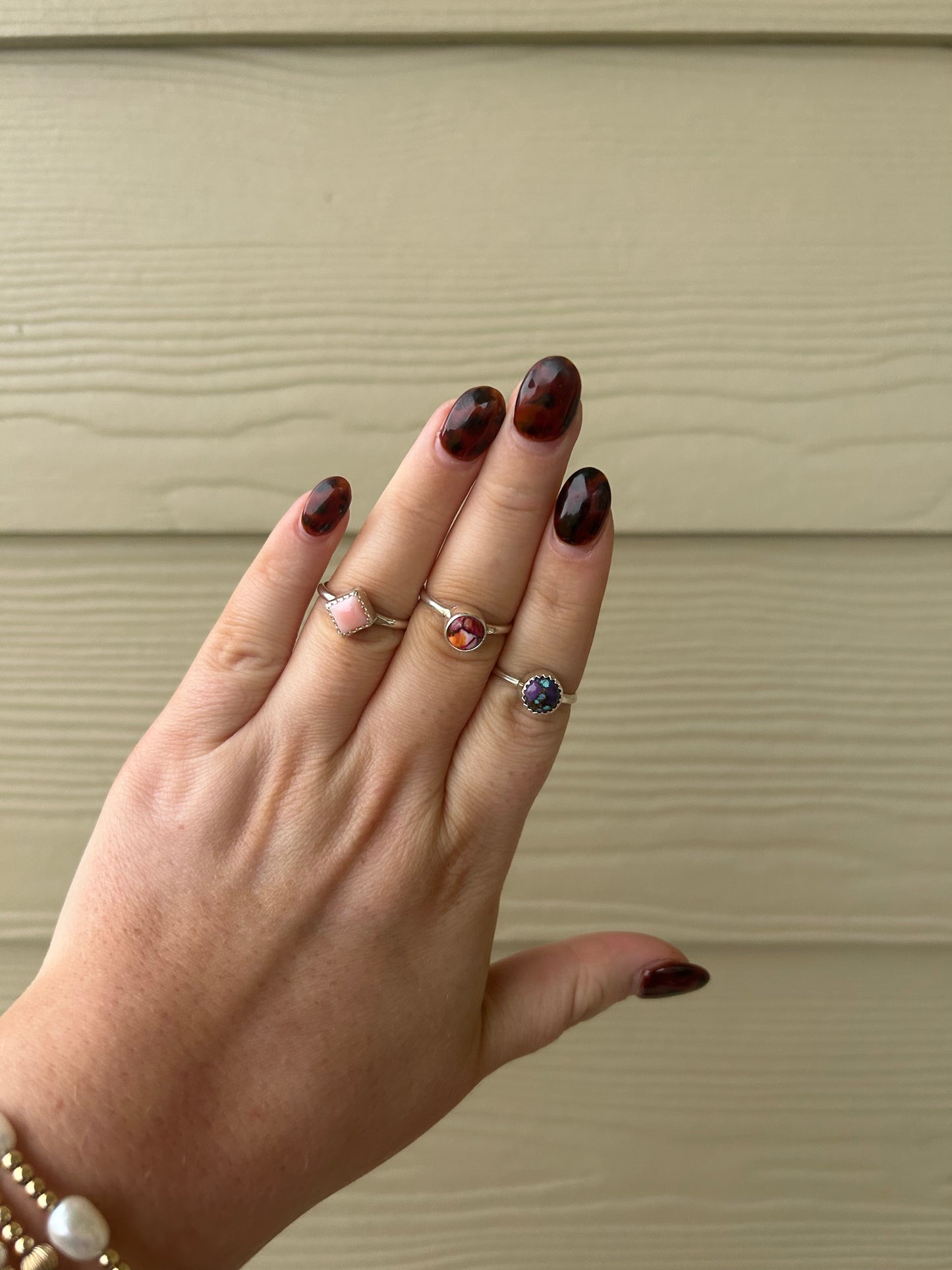 Single Stone Stacker Ring - MULTIPLE OPTIONS