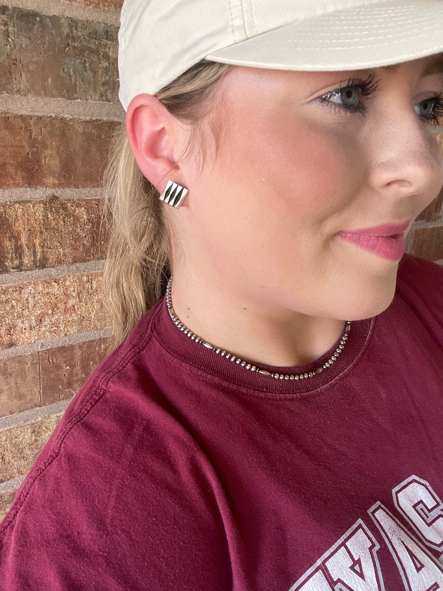 Sterling Beth Dutton Studs