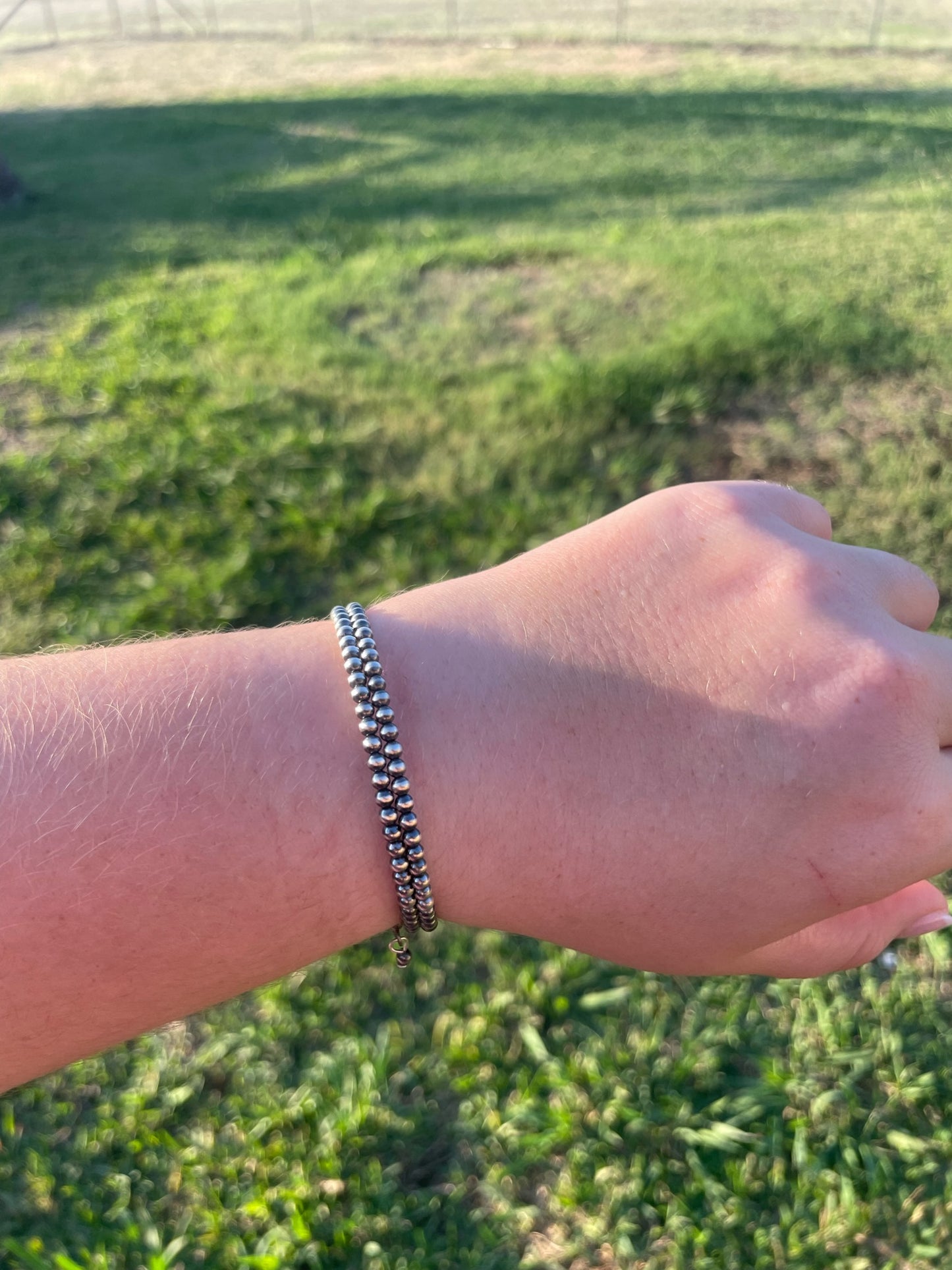 3mm Memory Wire Wrap Bracelet