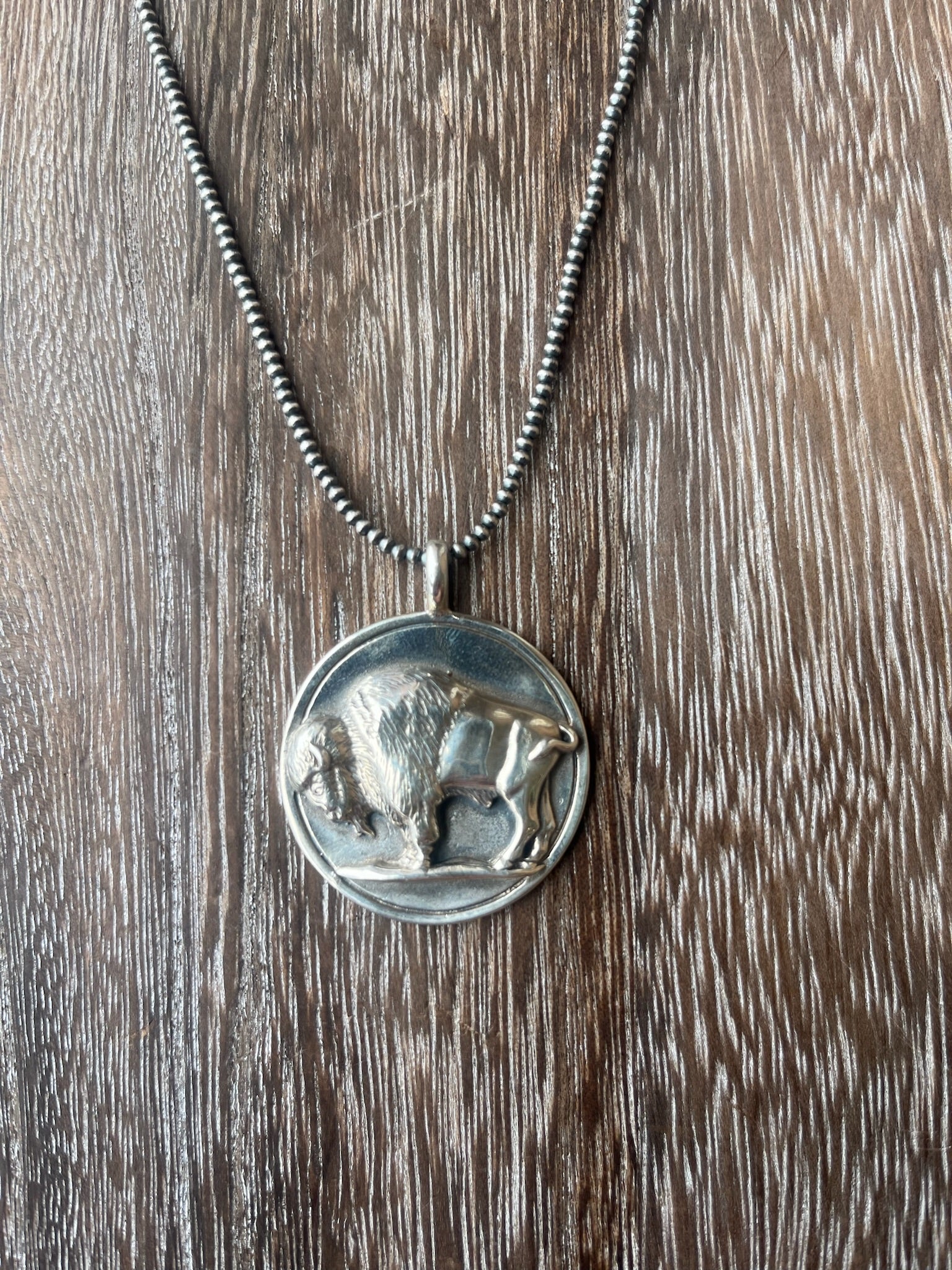 Buffalo Ingot Pendant Sterling orders silver