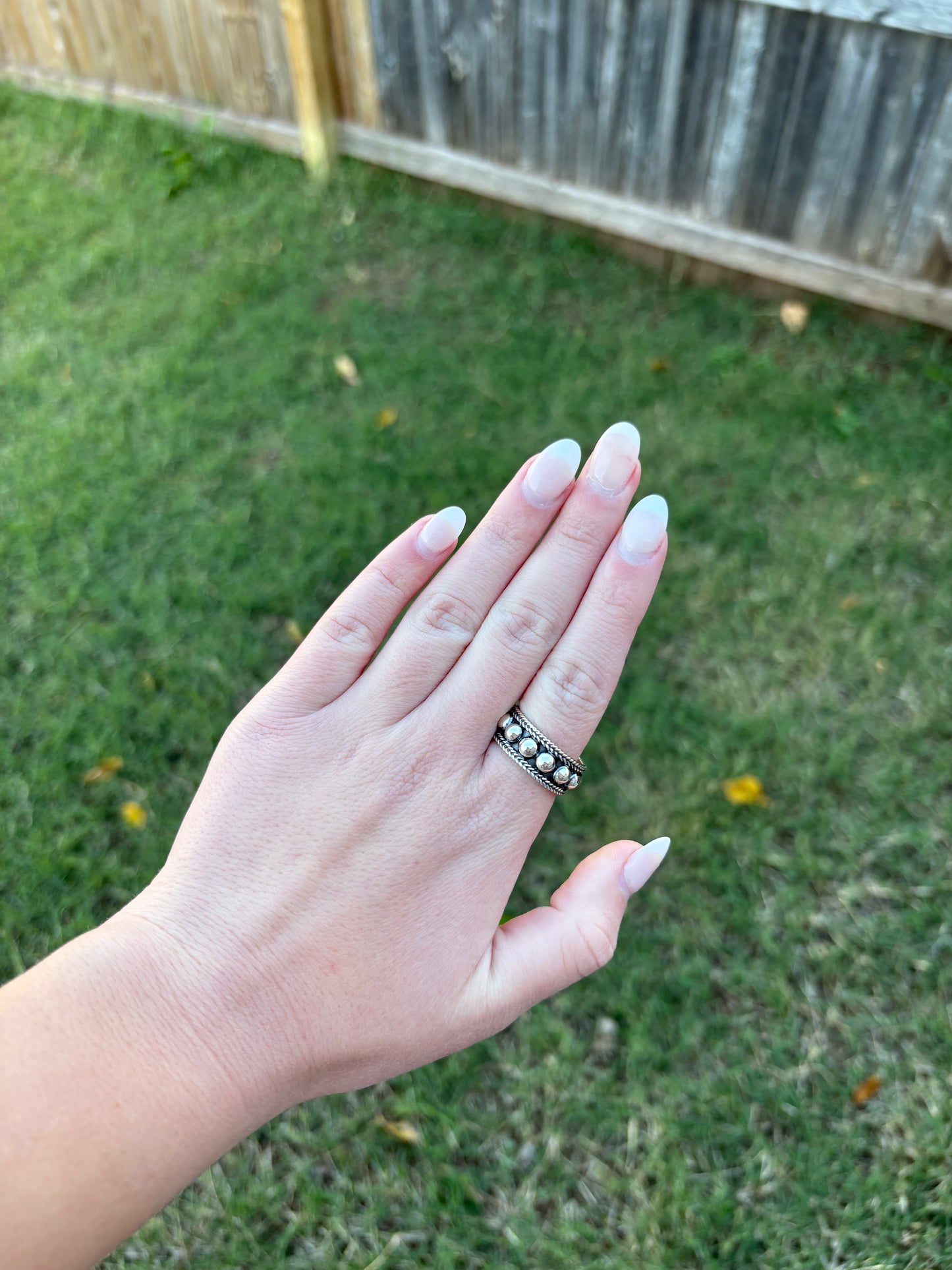 Sterling Rope Friendship Ring - MULTIPLE SIZES