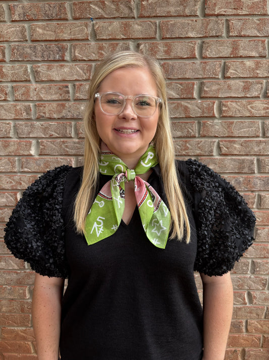 Saddle Up Cowgirl Shorty Scarf