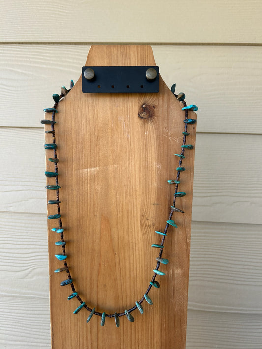 28" Tiurquoise Thin Heishi