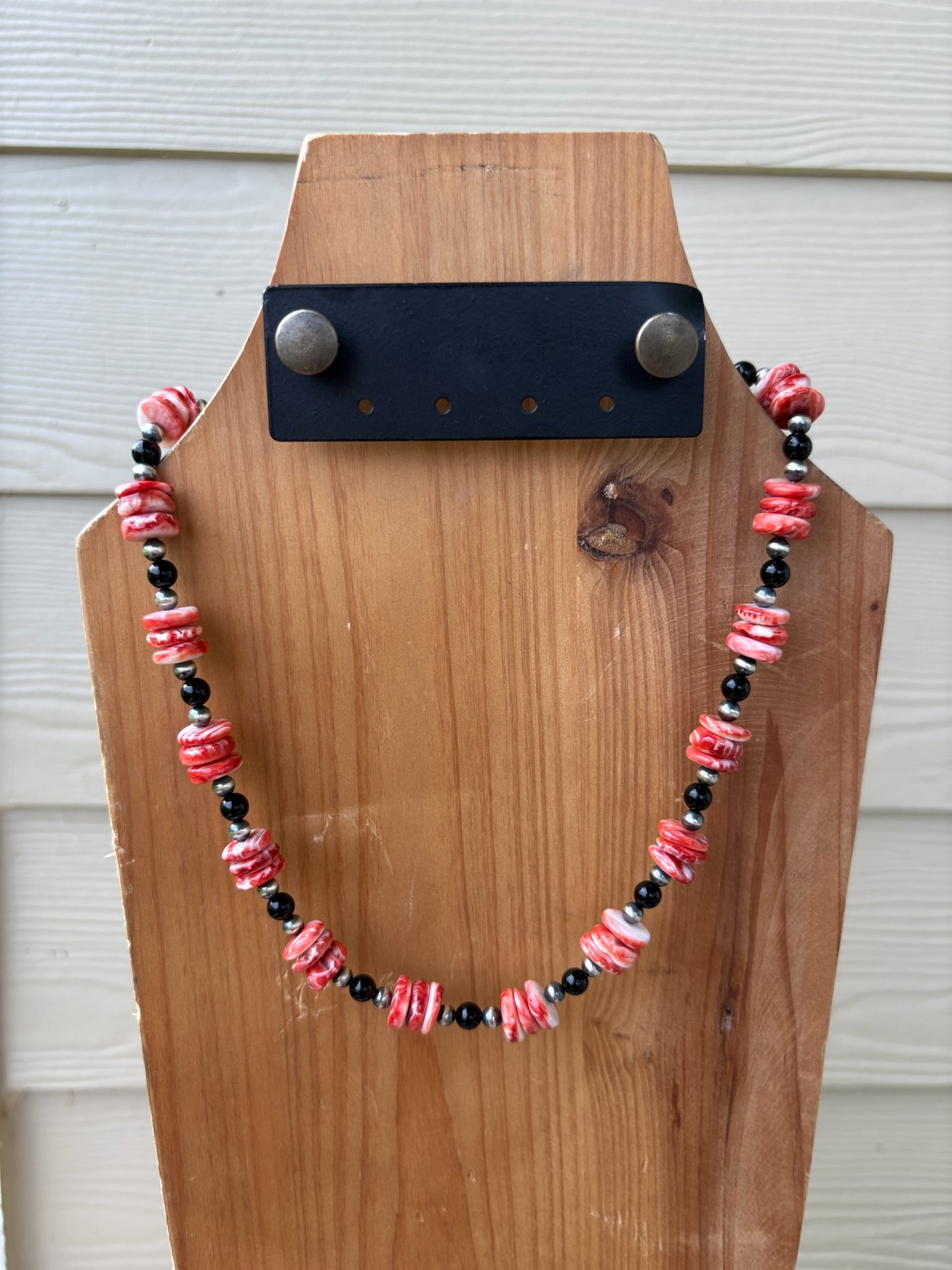 The Raider Necklace with 5mm Sterling Pearls Necklace - 20"