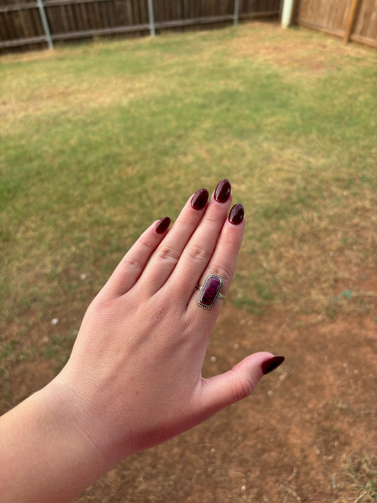 Purple Spiny Medium Rope Border Rings - MULTIPLE OPTIONS