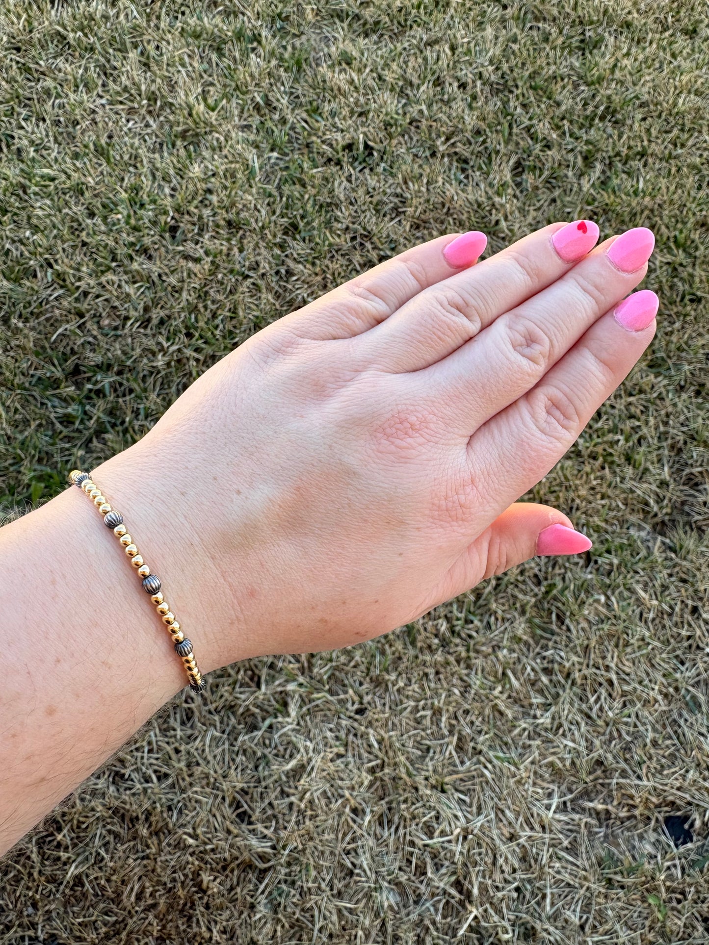 Goldilocks Mixed Metal Bracelet - 7"-8.5"