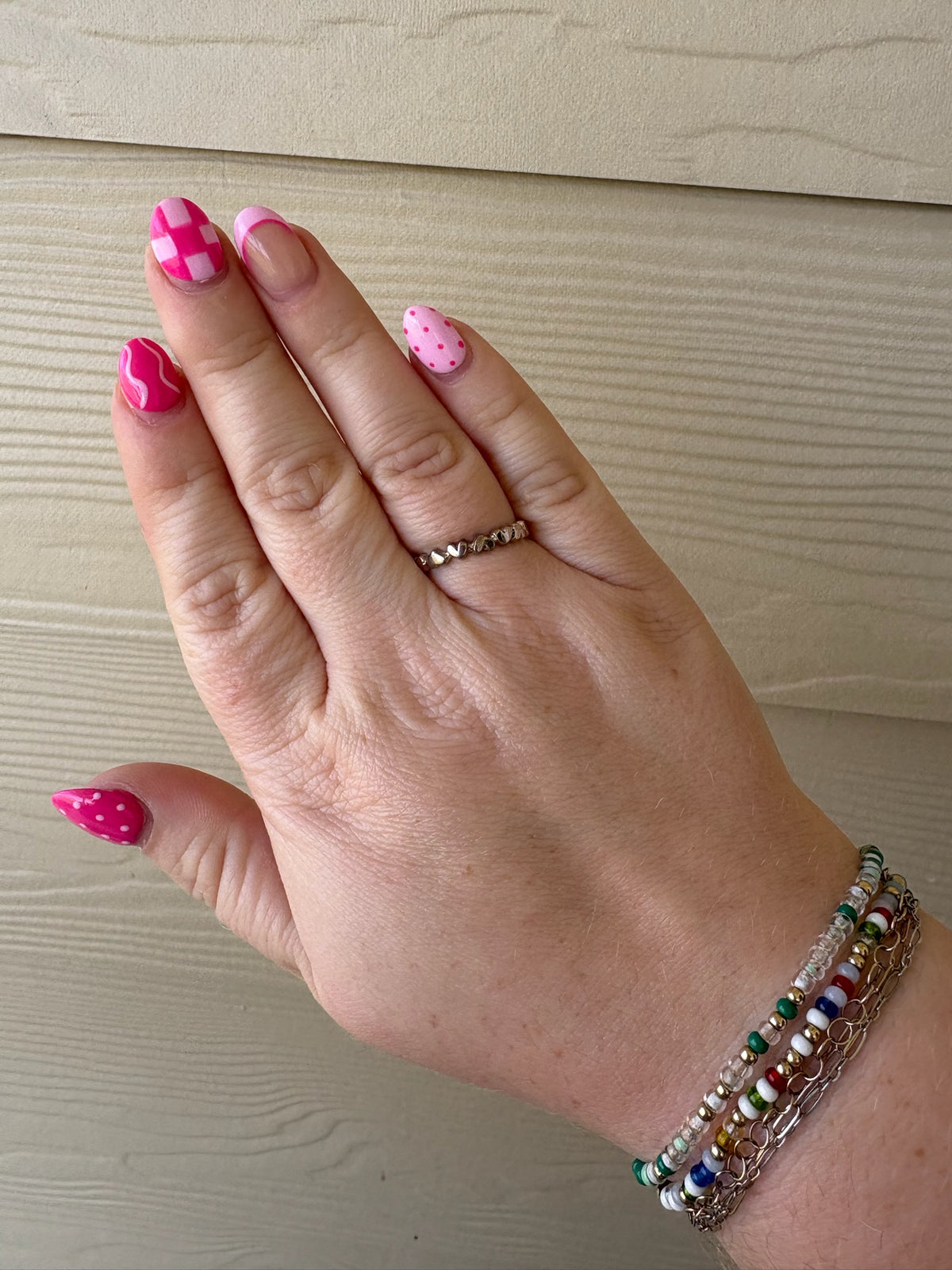 Sterling Heart Stacker Rings - MULTIPLE SIZES