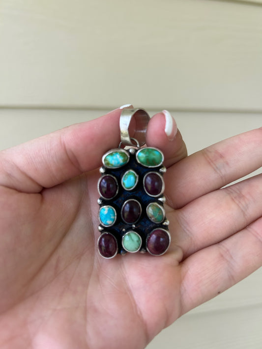 Ella Peters Purple Spiny and Sonoran Cluster Pendant