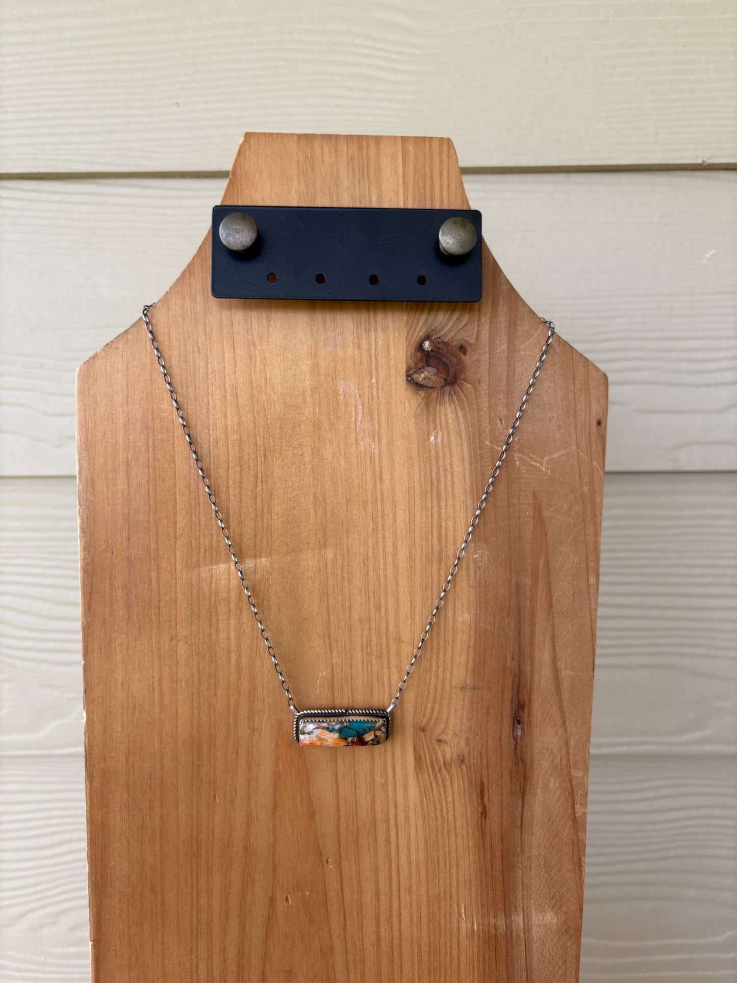 Turquoise Spiny Medium Bar - 18"