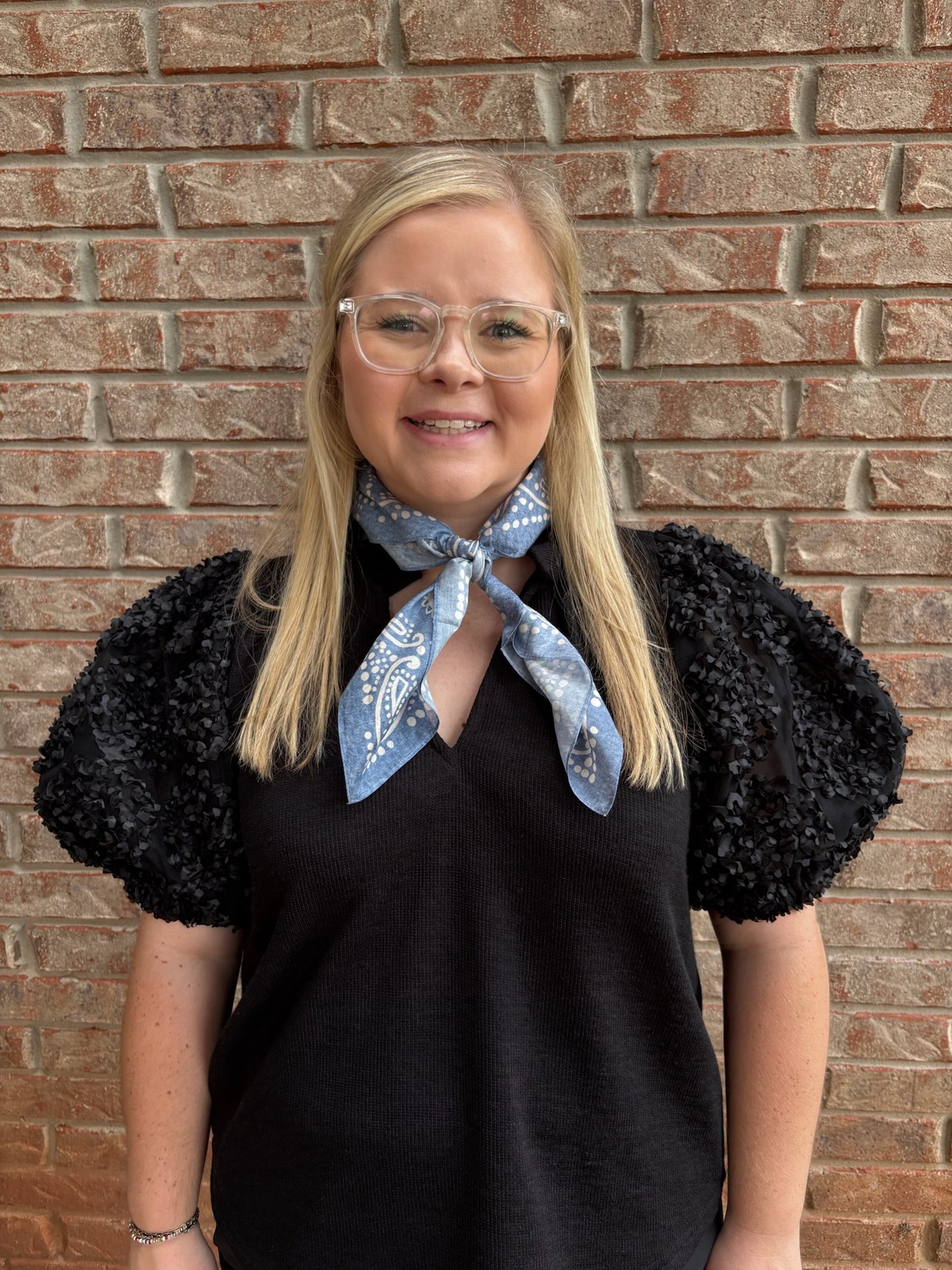 Cowboy Blues Shorty Scarf