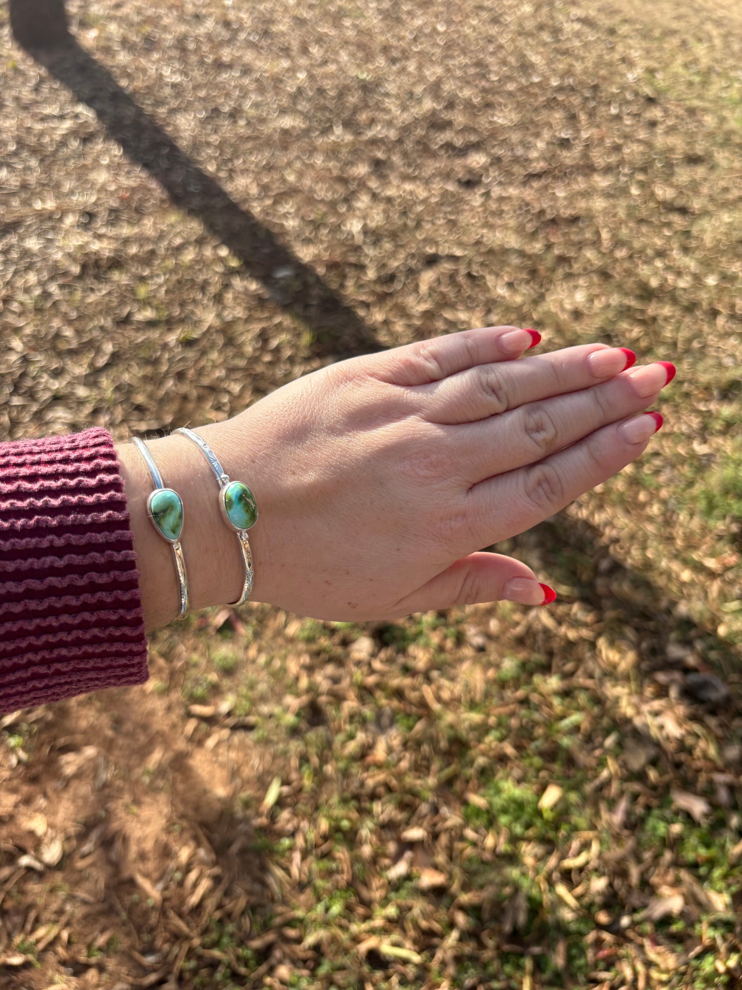 Sonoran Single Stone Dainty Cuff - MULTIPLE OPTIONS