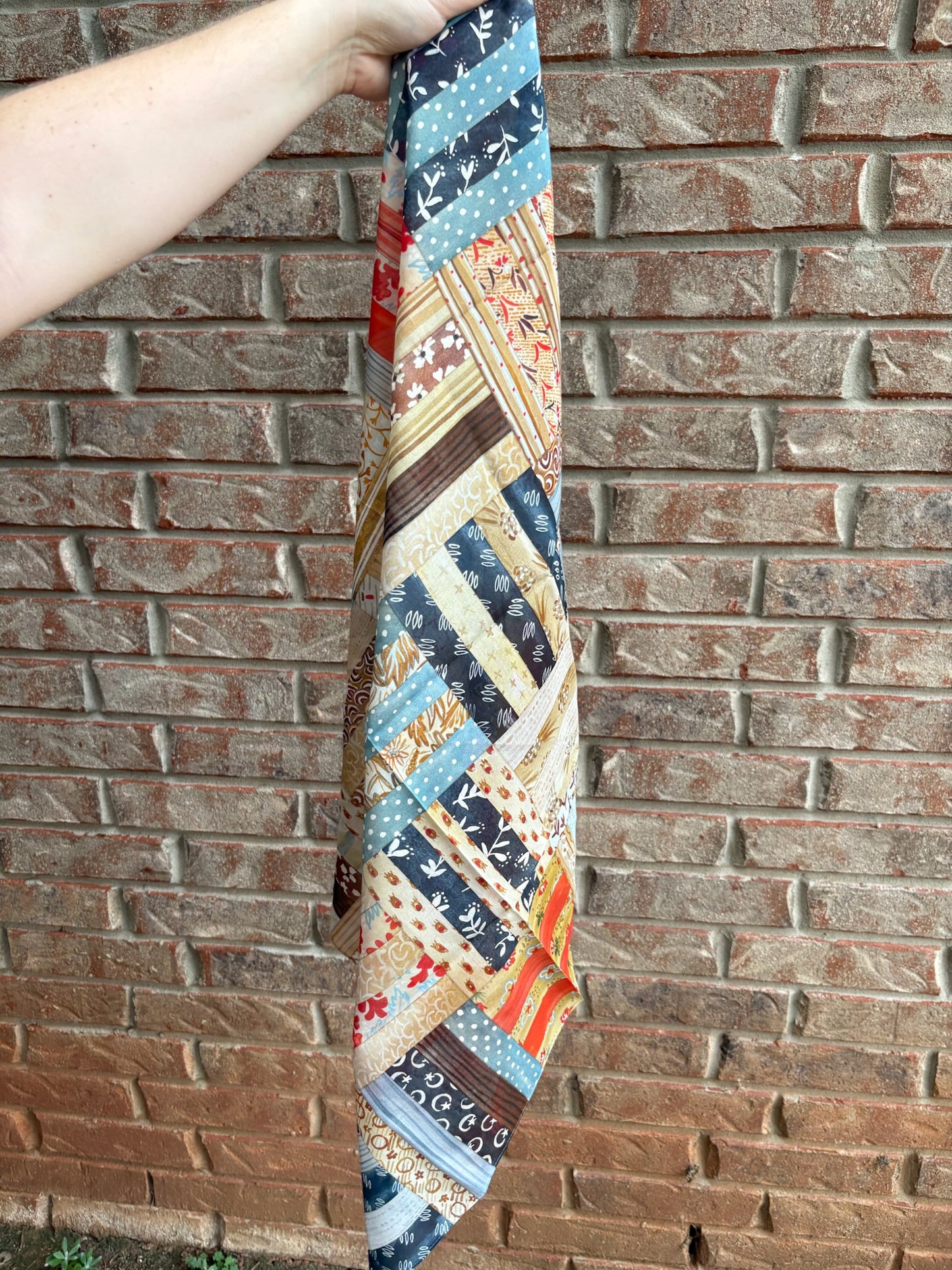 Log Cabin Shorty Scarf
