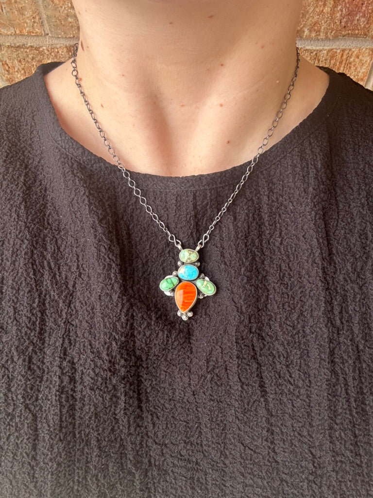 The Firefly Multi-Stone Necklace - 19"