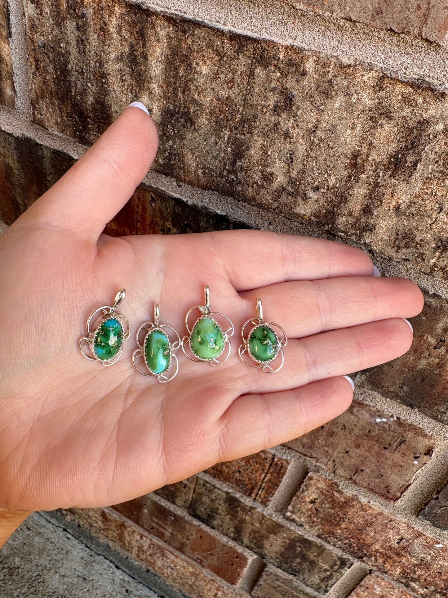 Sonoran Dainty Round Pendants with Open Scroll - MULTIPLE