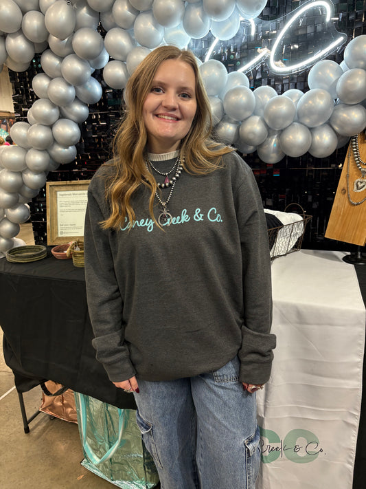 Caney Creek Gray Crewneck