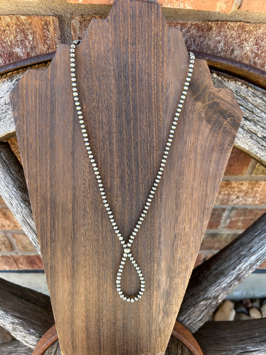 18" Loop Pearl Necklace