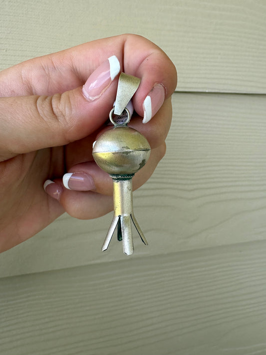 Sterling Large Blossom Pendant