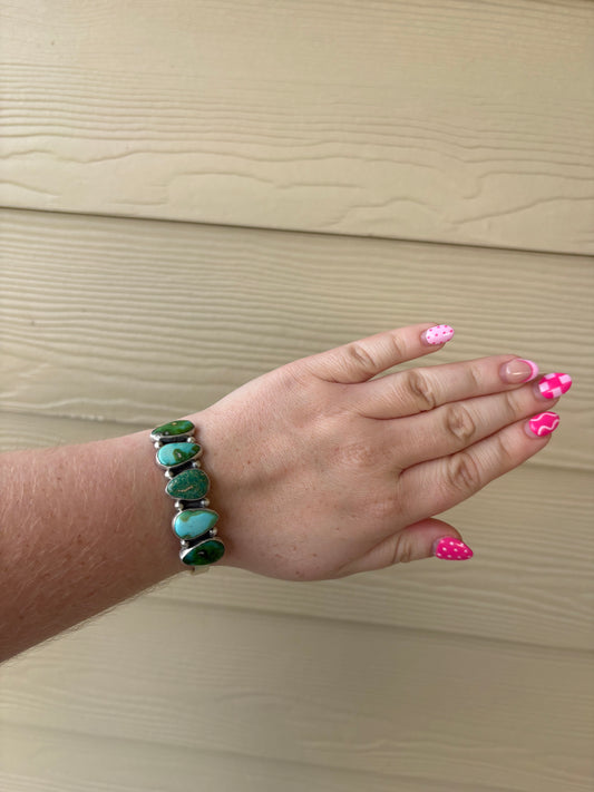 Sonoran 5-Stone Teardrop Cuff