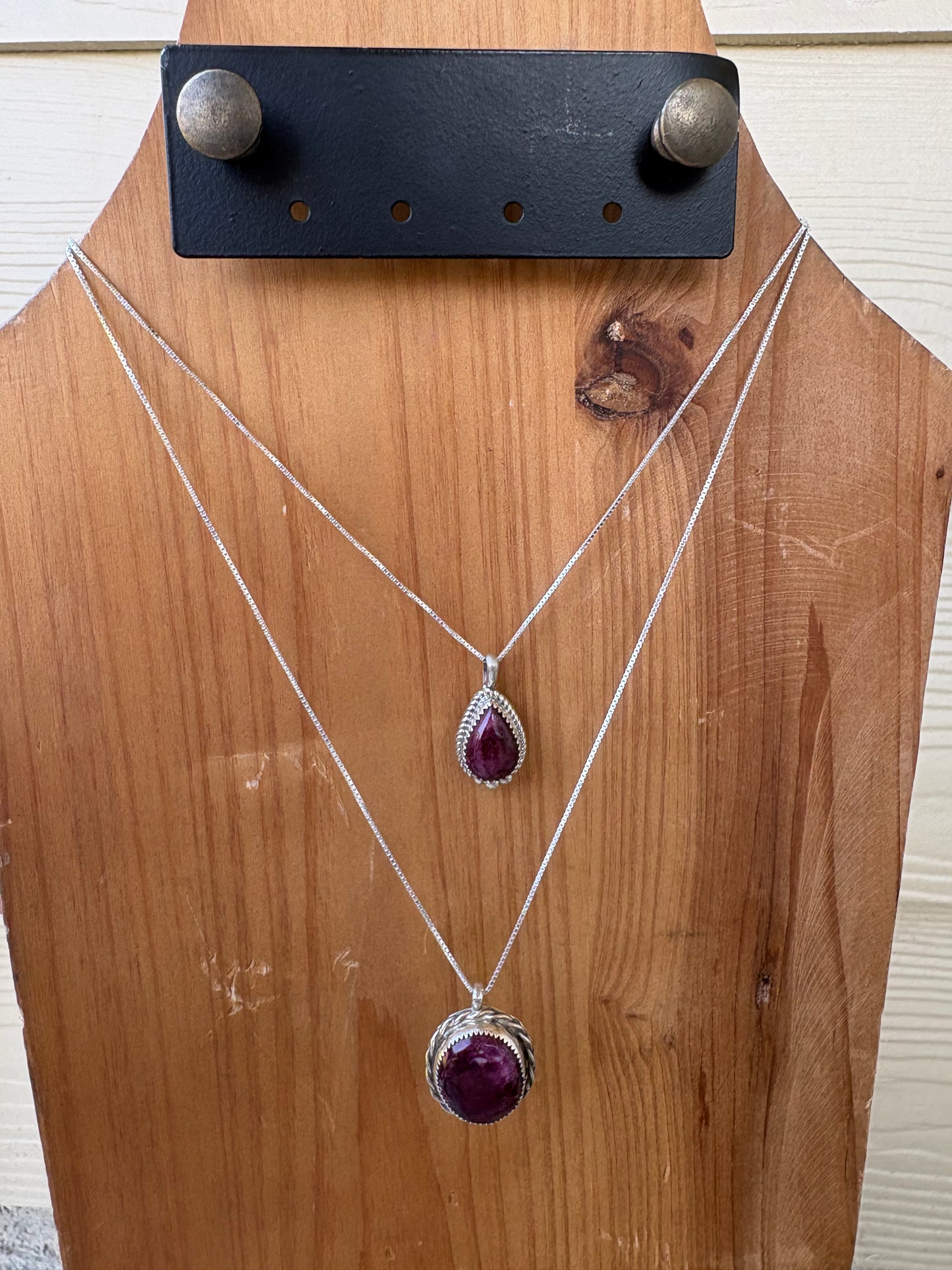 Purple Spiny Pendant on Chain - MULTIPLE OPTIONS