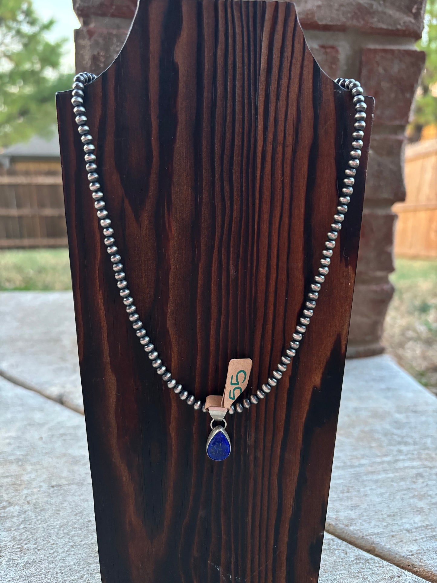 Blue Lapis Small Teardrop Pendant