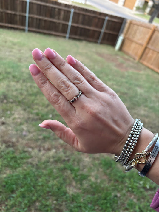 Sterling Star Stacker Rings