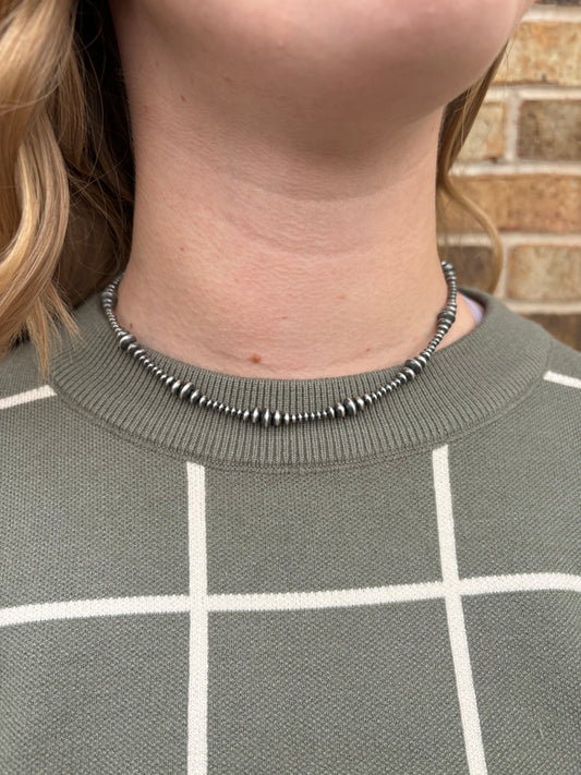 16" Variated Saucer Pearl Necklace