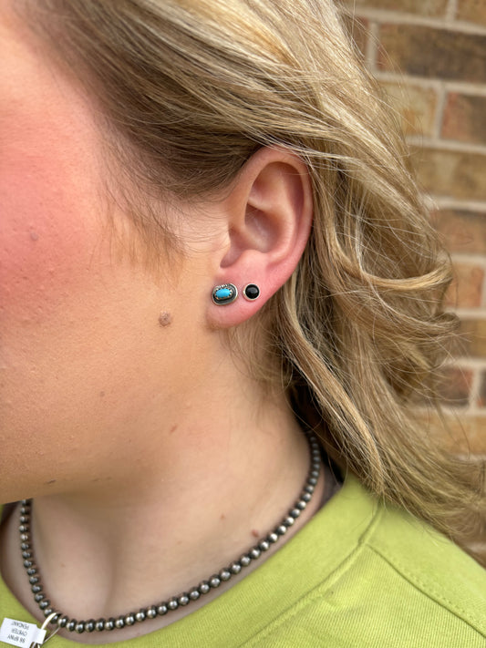 Turquoise Needle Cluster Earrings