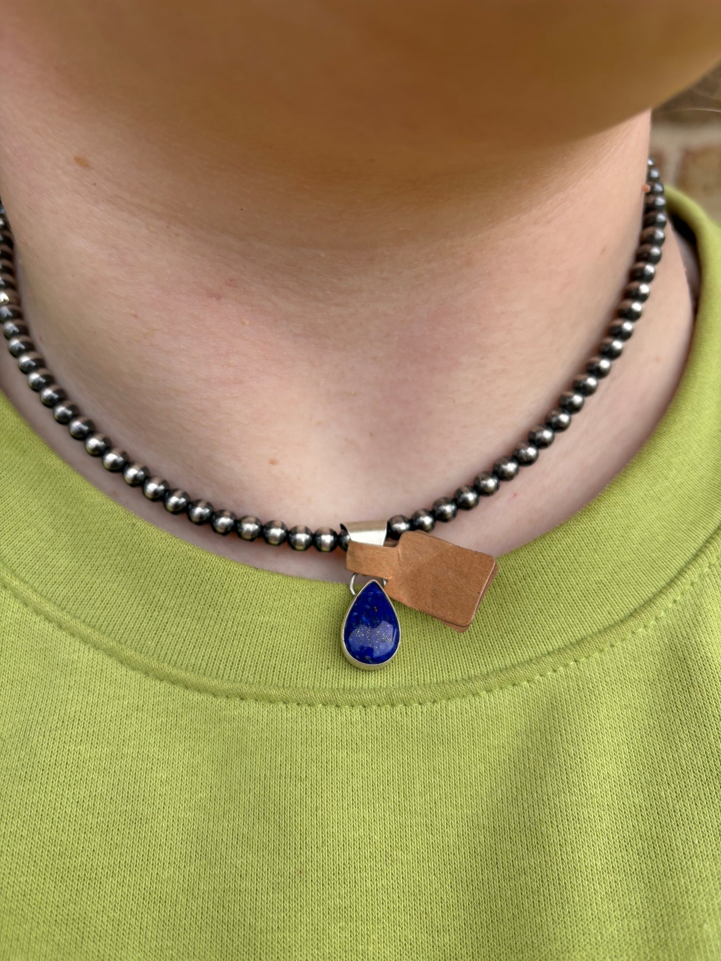 Blue Lapis Small Teardrop Pendant