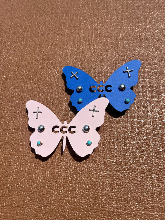 Butterfly 3-Pair Earring Card