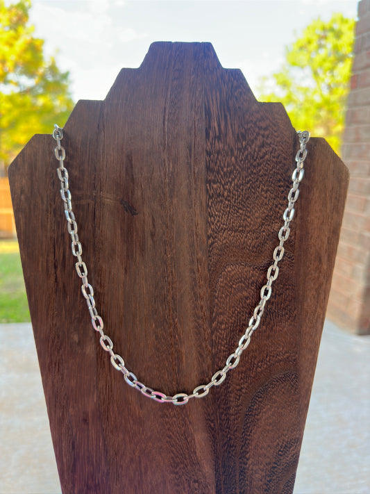 22" Sterling Chain Link Necklace