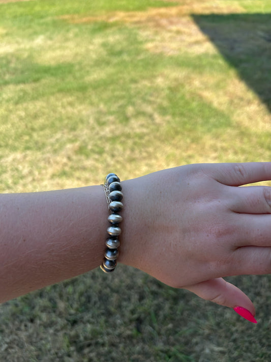 10mm Saucer Stretchy Bracelet