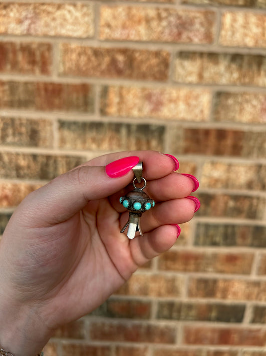 Turquoise Blossom Pendant